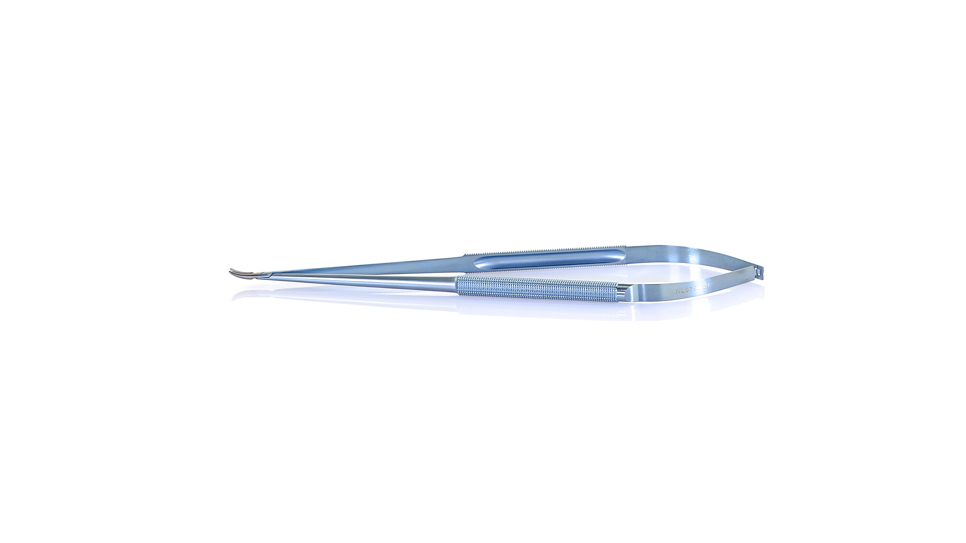 Jacobson Micro Needle Holder - Curved TC coated jaws